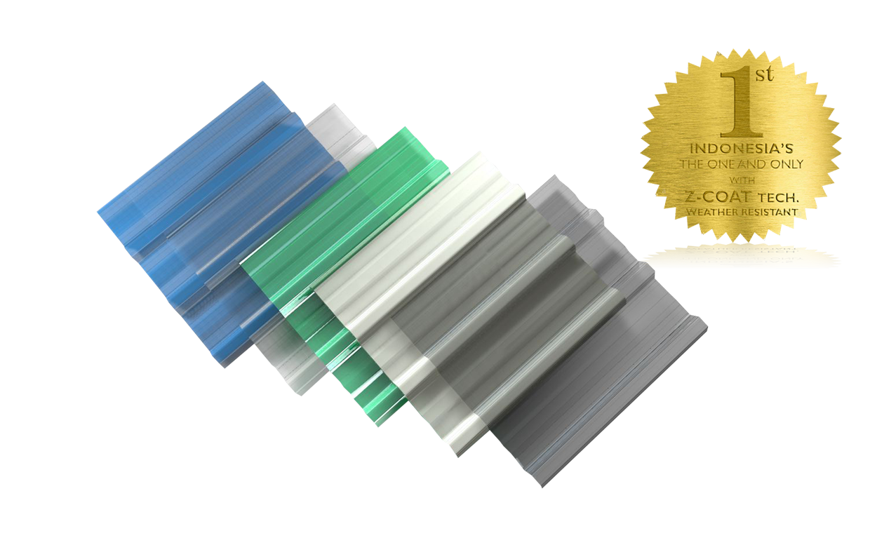 atap fiberglass transparan
